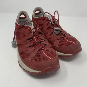 LL Bean Sneakers Women's Size 7.5 M Red Trail Hiking Shoes Outdoors